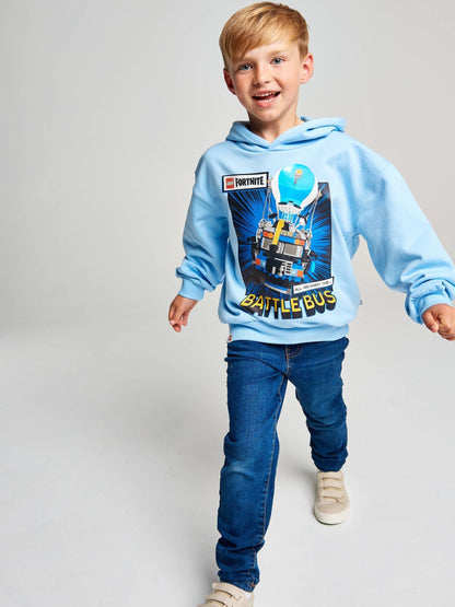 Dsiney Kidz - Brand Threads Blue Lego Fortnite Hoodie image 2