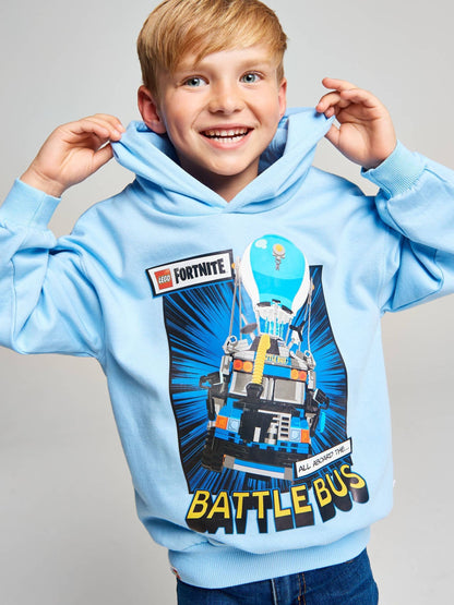 Dsiney Kidz - Brand Threads Blue Lego Fortnite Hoodie image 3