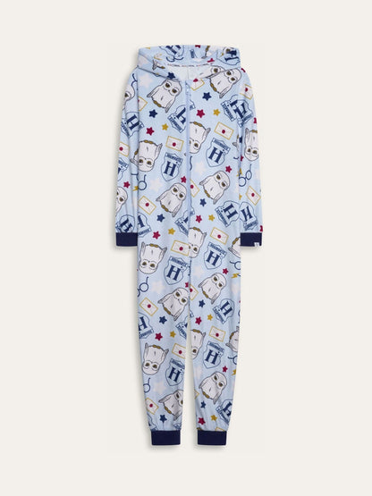 Brand Threads Blue Harry Potter Fleece All-In-One - image 7