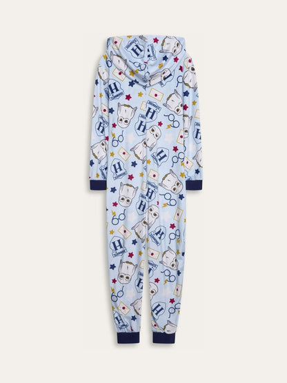 Brand Threads Blue Harry Potter Fleece All-In-One - image 8