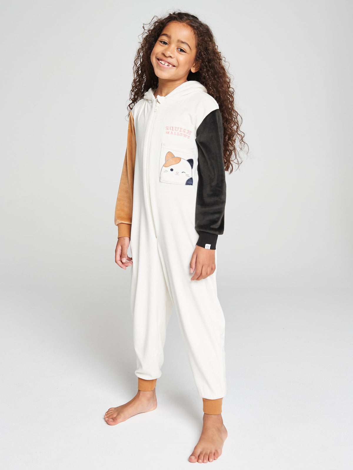 Brand Threads Cream Squishmallows Fleece All-In-One - image 1