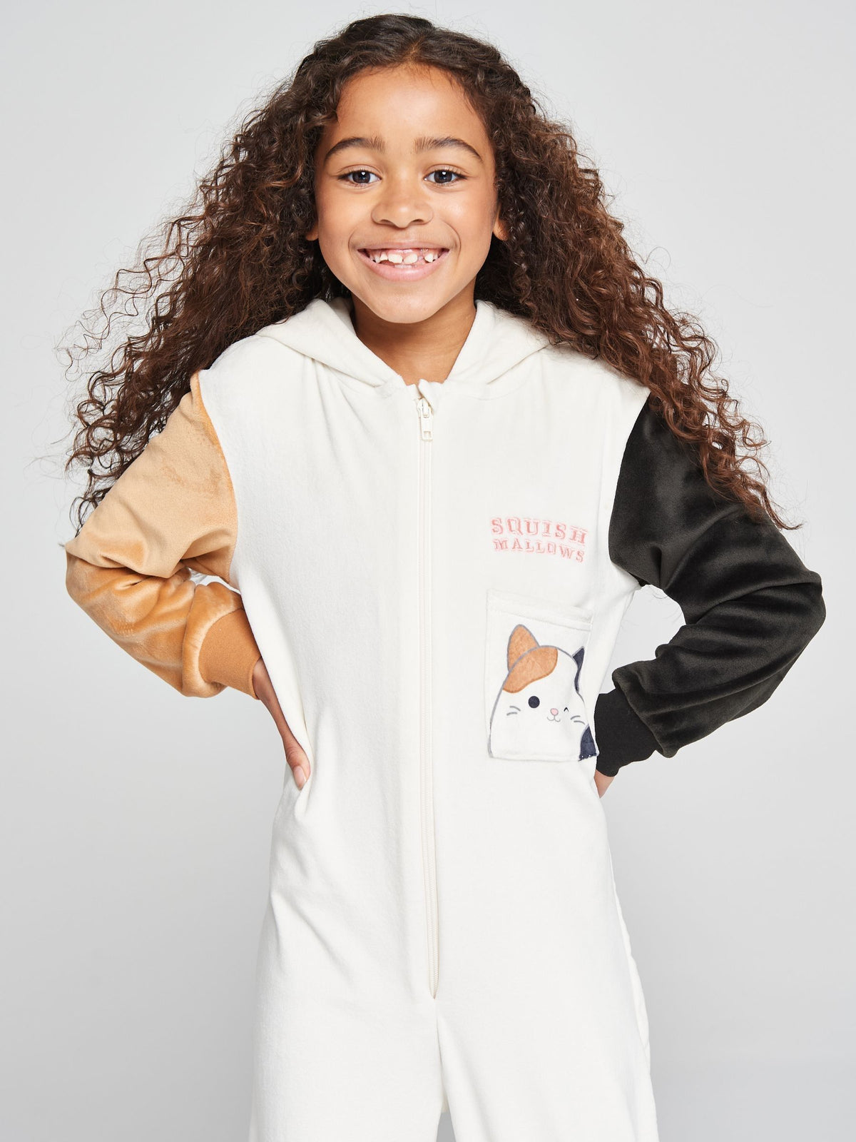 Brand Threads Cream Squishmallows Fleece All-In-One - image 3