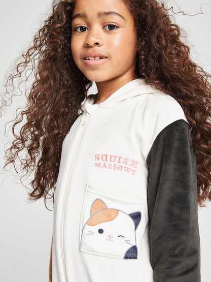 Brand Threads Cream Squishmallows Fleece All-In-One - image 4