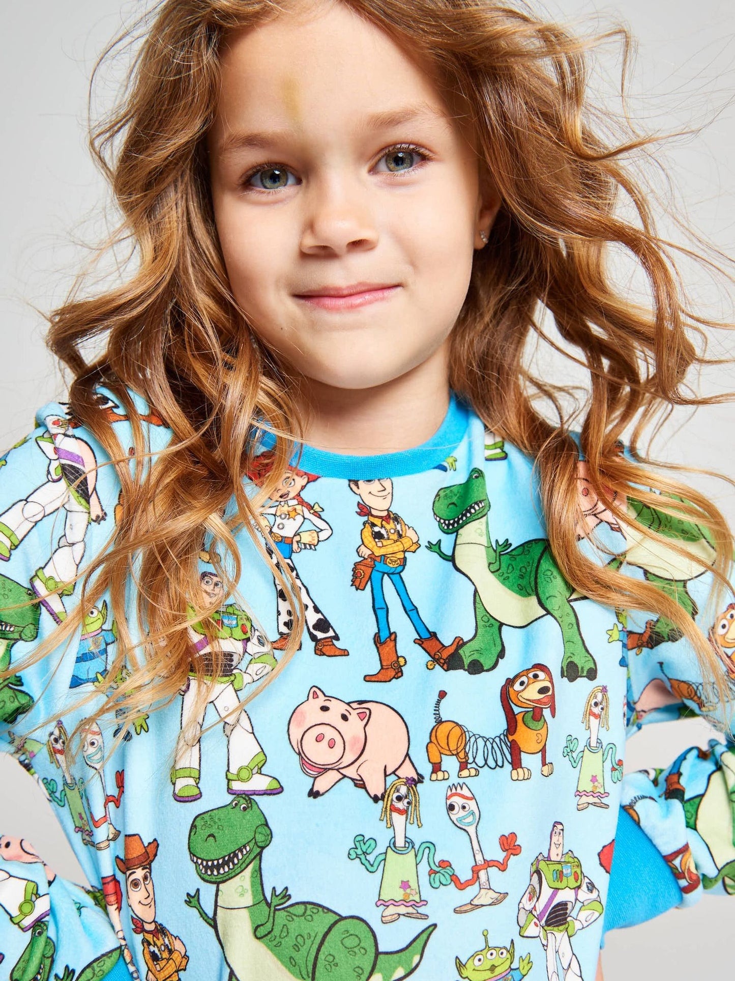 Dsiney Kidz - Brand Threads Blue Toy Story 5 Fleece Twosie Pyjama Set image 3