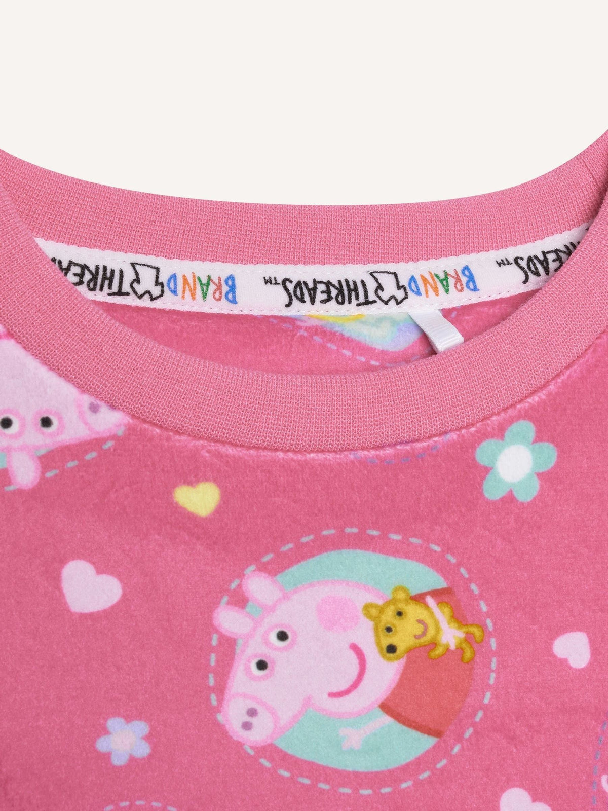 Brand Threads Pink Peppa Pig Fleece Twosie Pyjamas Set - image 10