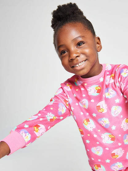 Brand Threads Pink Peppa Pig Fleece Twosie Pyjamas Set - image 3