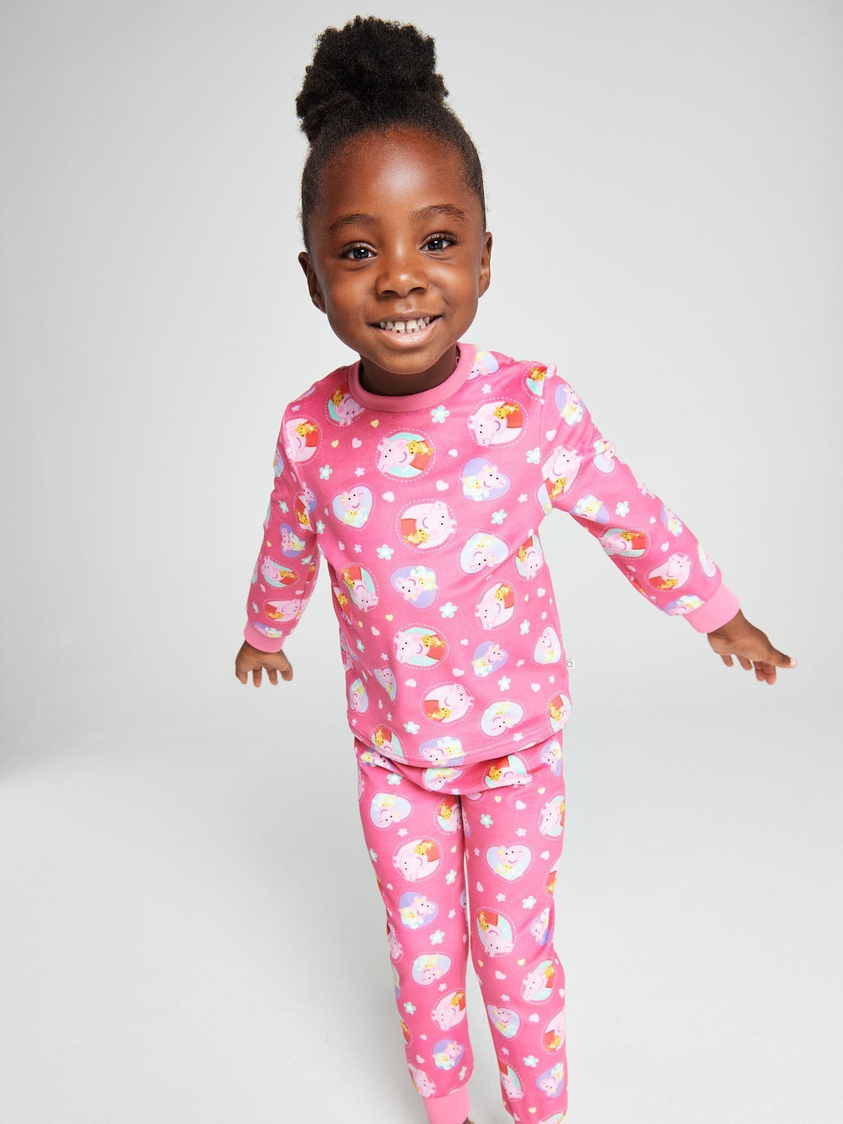 Brand Threads Pink Peppa Pig Fleece Twosie Pyjamas Set - image 4