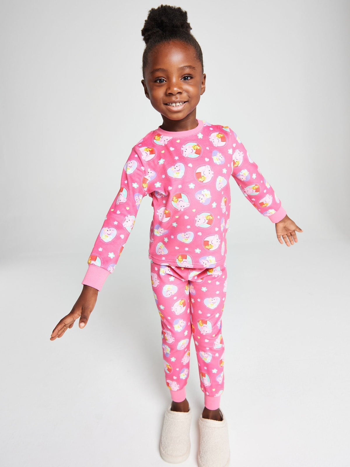 Brand Threads Pink Peppa Pig Fleece Twosie Pyjamas Set - image 5