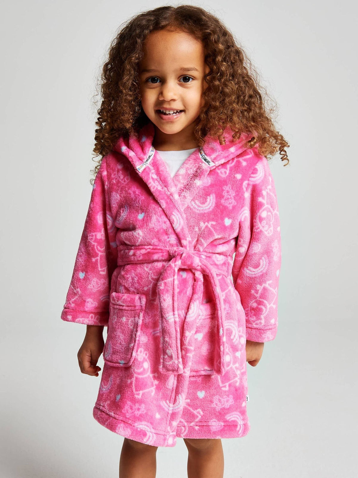 Brand Threads Pink Peppa Pig Fleece Robe - image 1
