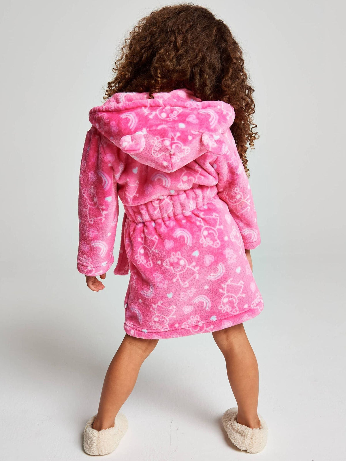 Brand Threads Pink Peppa Pig Fleece Robe - image 3
