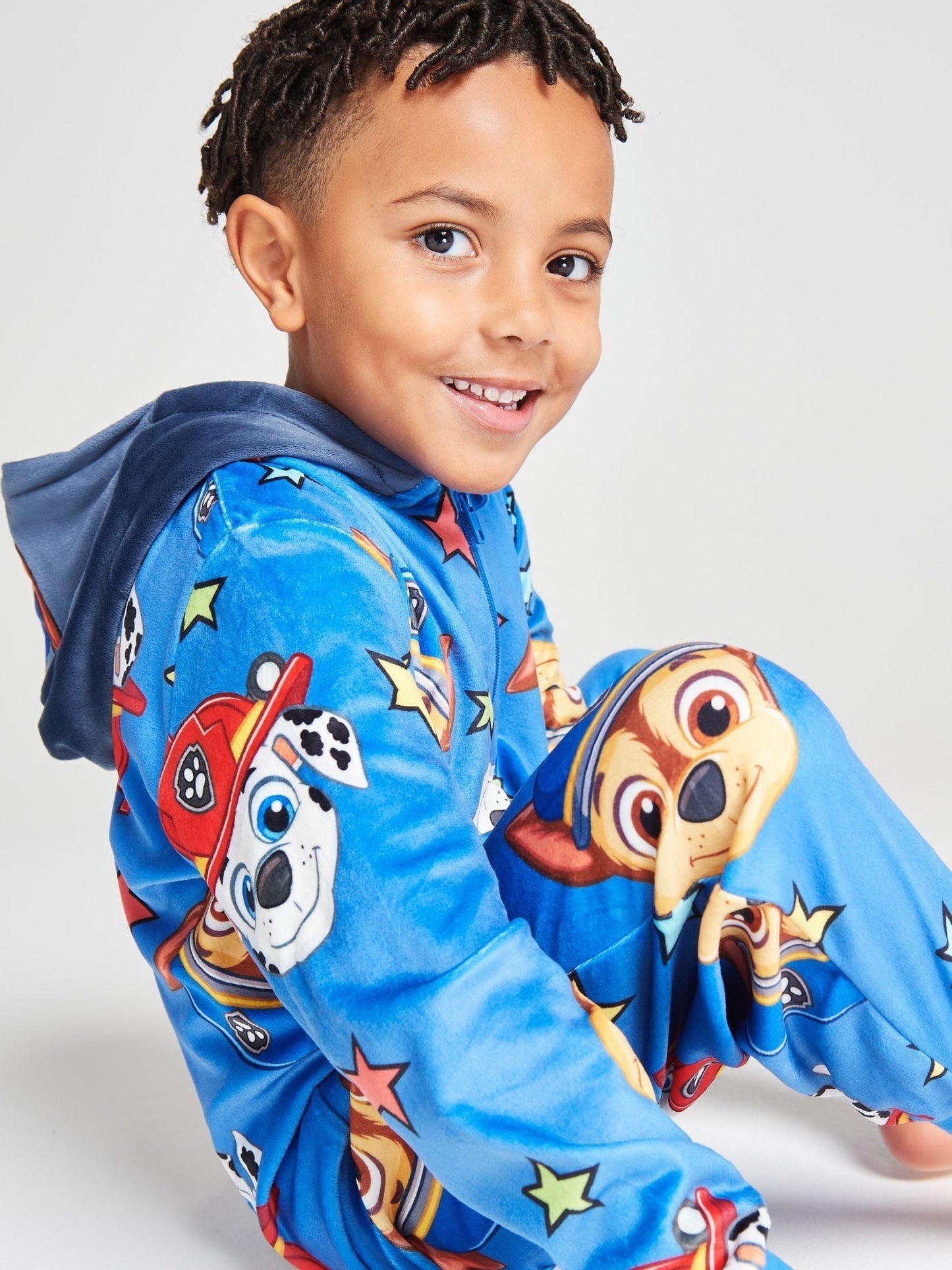 Dsiney Kidz - Brand Threads Blue Paw Patrol Fleece All-In-One image 1