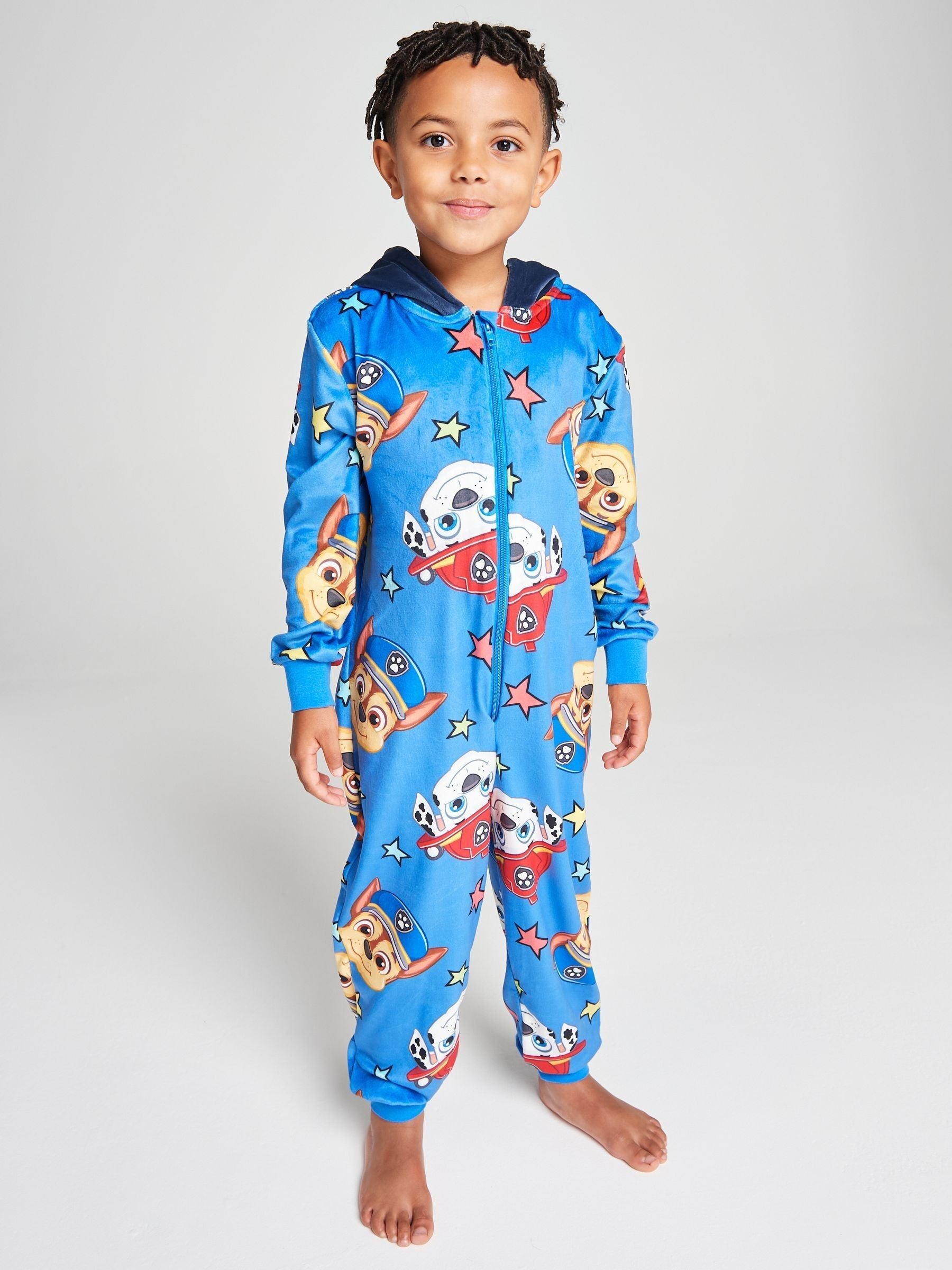 Dsiney Kidz - Brand Threads Blue Paw Patrol Fleece All-In-One image 2