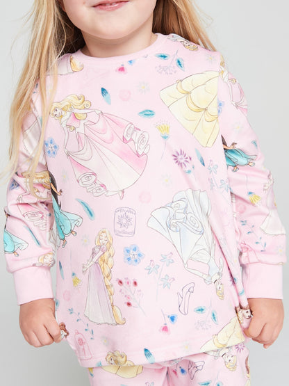 Brand Threads Pink Princess Fleece Twosie Pyjama Set - image 3