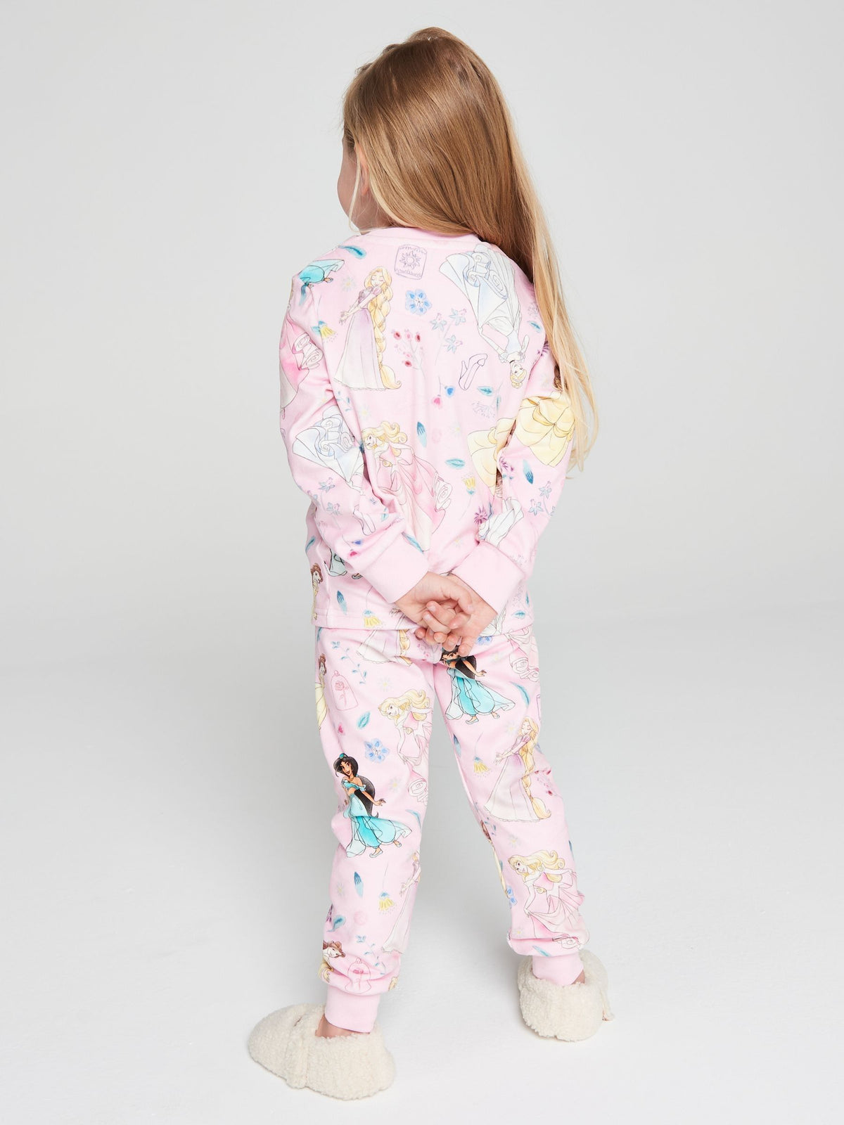 Brand Threads Pink Princess Fleece Twosie Pyjama Set - image 6