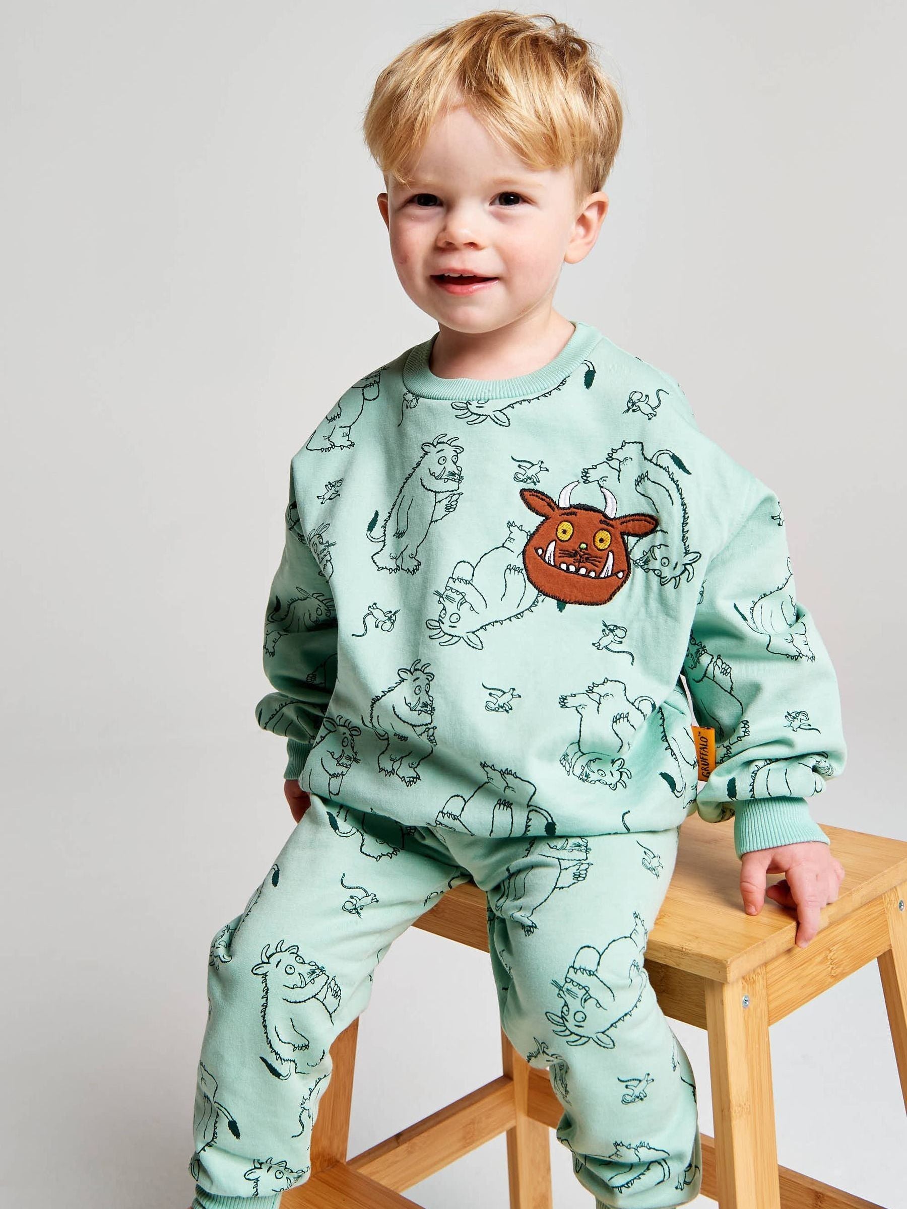 Dsiney Kidz - Brand Threads Green Gruffalo Jog Set image 1