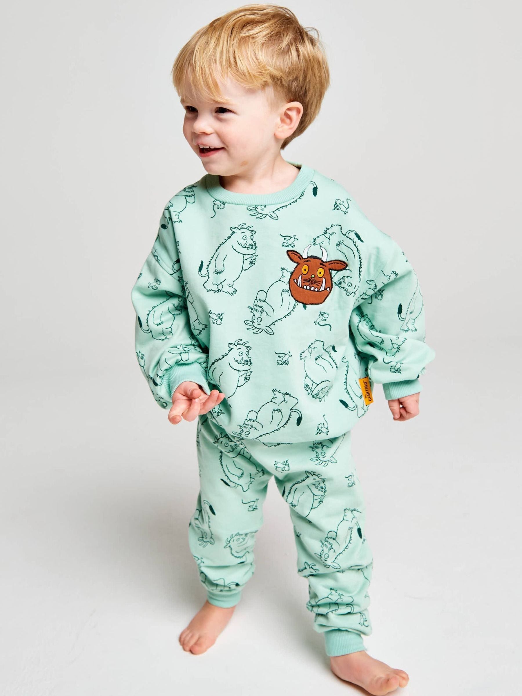 Dsiney Kidz - Brand Threads Green Gruffalo Jog Set image 3