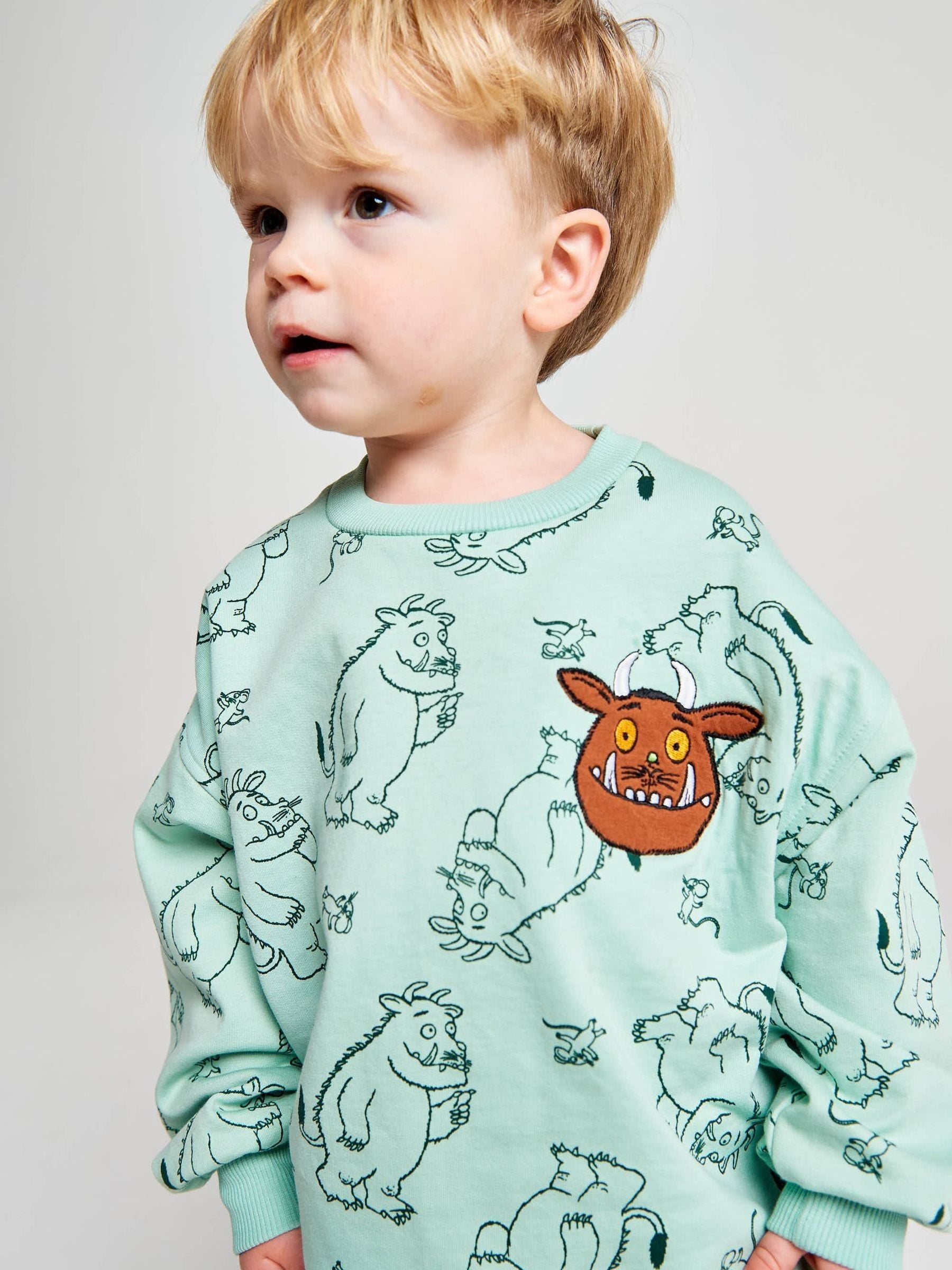 Dsiney Kidz - Brand Threads Green Gruffalo Jog Set image 4