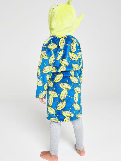 Dsiney Kidz - Brand Threads Green Toy Story Aliens Fleece Robe image 3