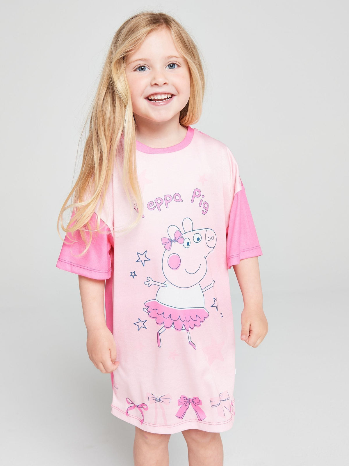 Brand Threads Pink Peppa Pig Nightie - image 1