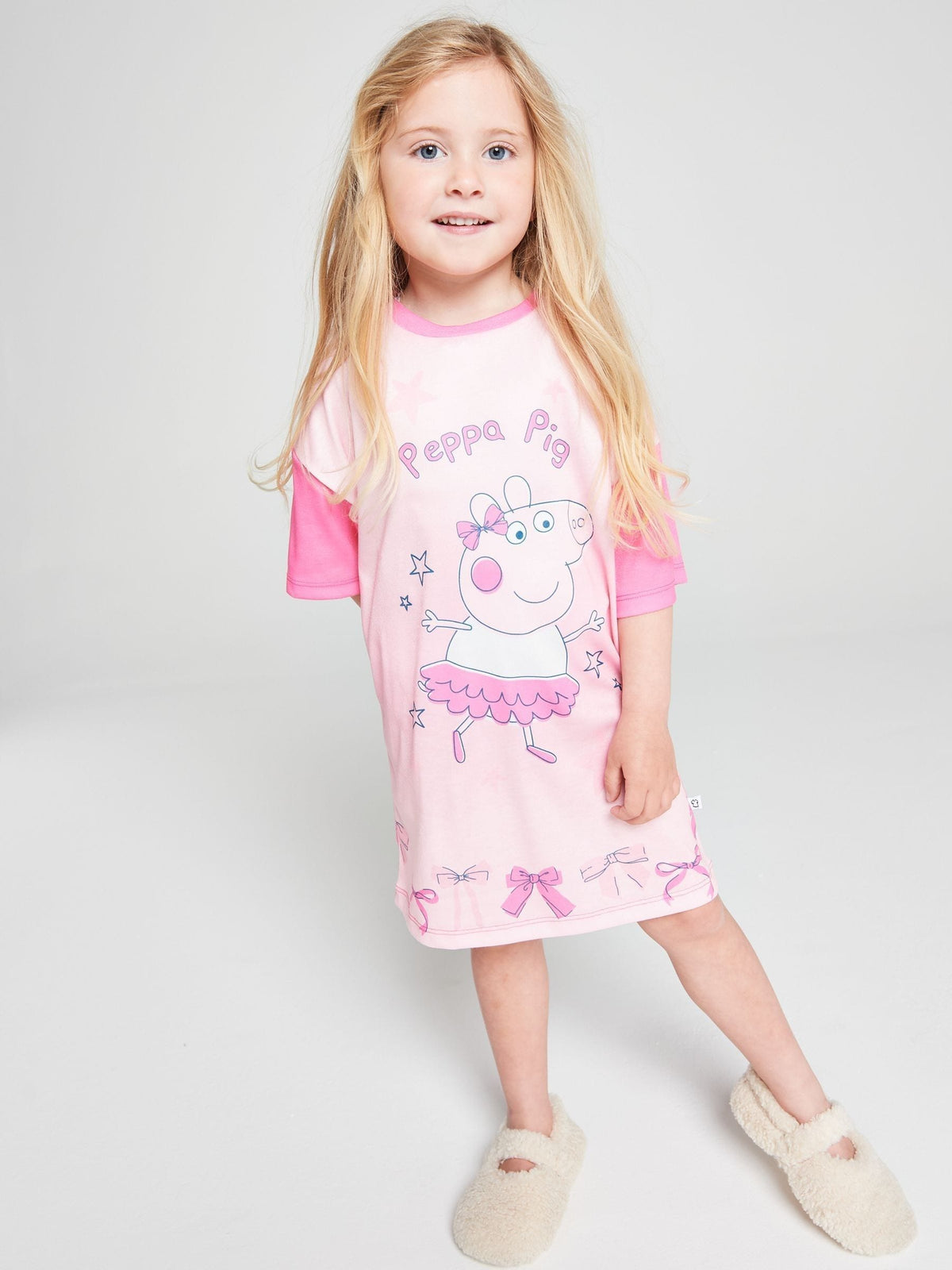 Brand Threads Pink Peppa Pig Nightie - image 2