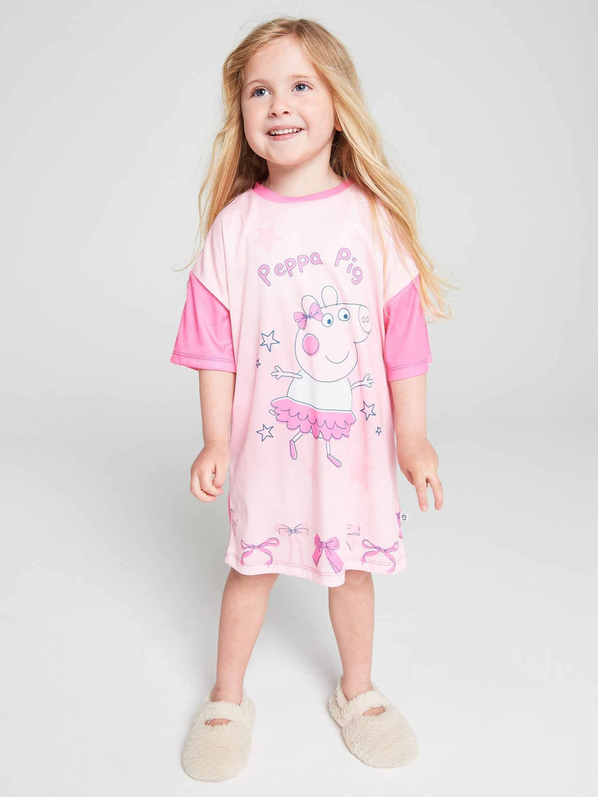 Brand Threads Pink Peppa Pig Nightie - image 4