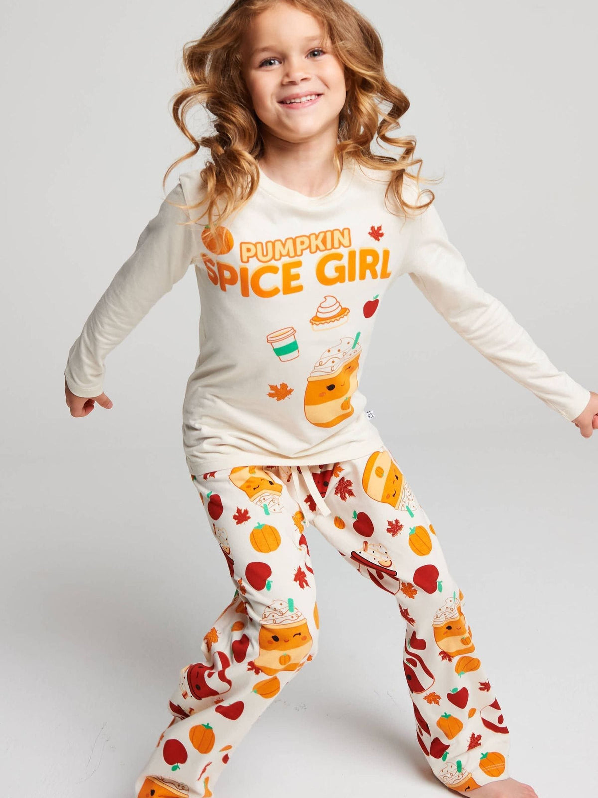 Brand Threads Cream Squishmallows Pumpkin Spice Pyjamas Set - image 1