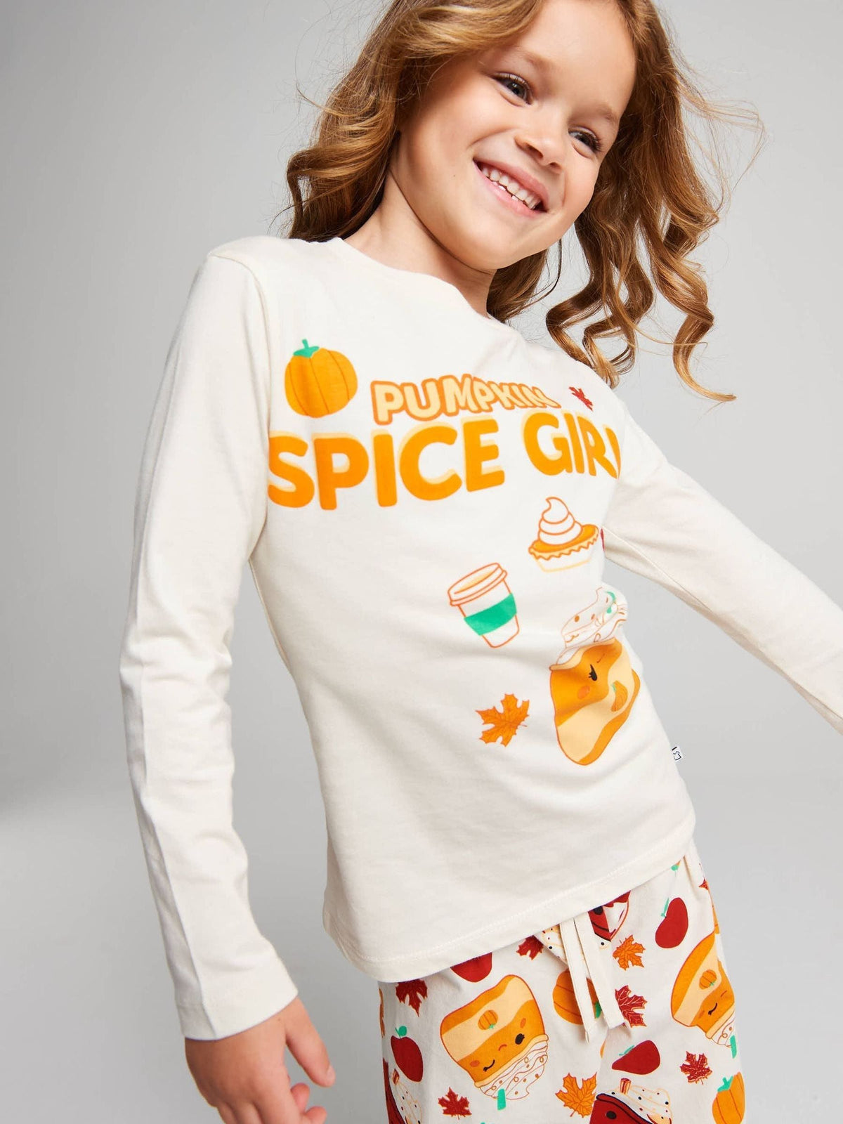 Brand Threads Cream Squishmallows Pumpkin Spice Pyjamas Set - image 3