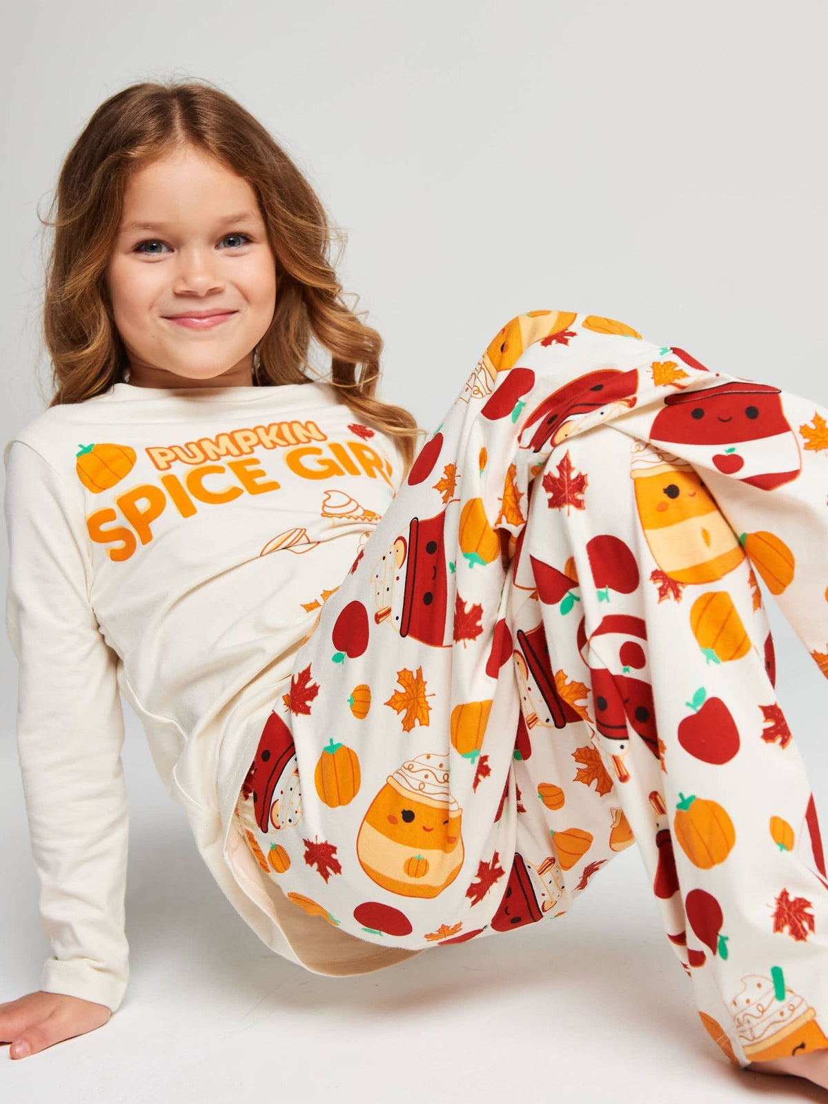 Brand Threads Cream Squishmallows Pumpkin Spice Pyjamas Set - image 6