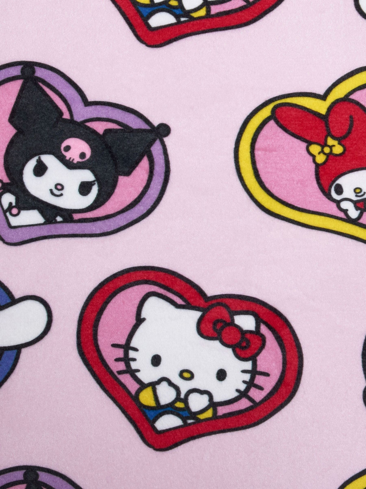 Brand Threads Pink Hello Kitty Fleece Twosie Pyjamas Set - image 10