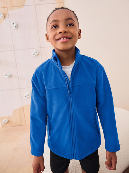 Dsiney Kidz - Cobalt Blue Zip-Up Fleece Jacket With Pockets (3-16yrs) image 1