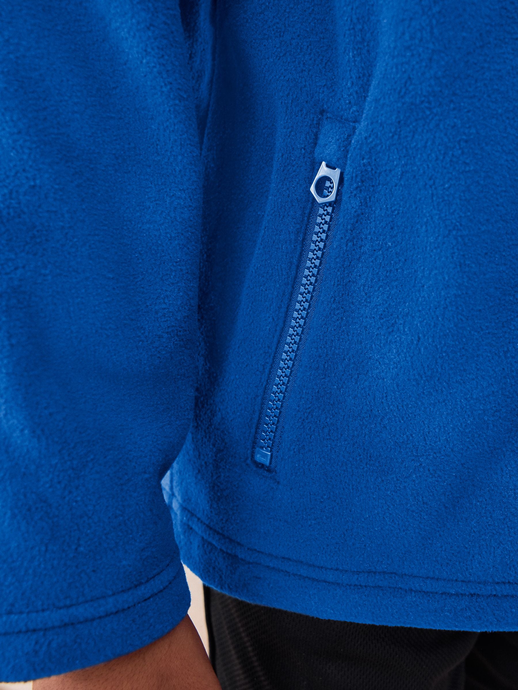 Dsiney Kidz - Cobalt Blue Zip-Up Fleece Jacket With Pockets (3-16yrs) image 4
