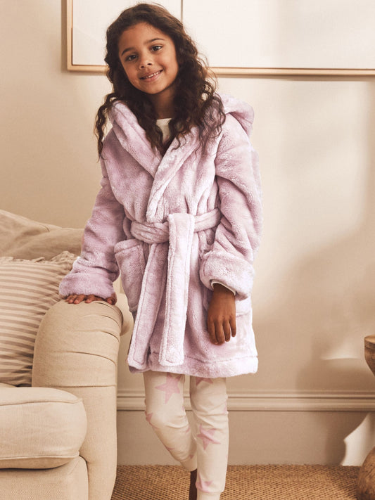Pink Soft Touch Fleece Dressing Gown (9mths-16yrs)