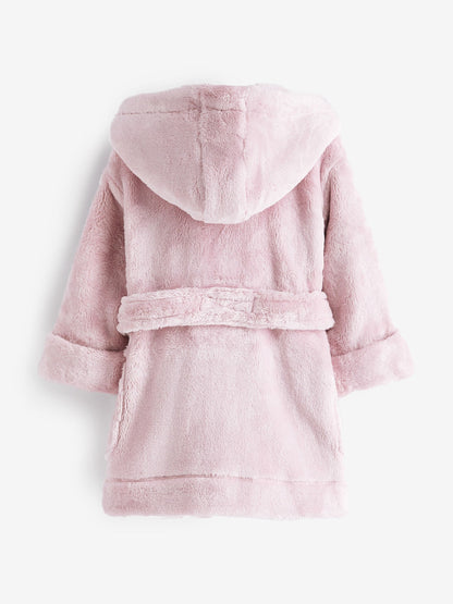 Pink Soft Touch Fleece Dressing Gown (9mths-16yrs)