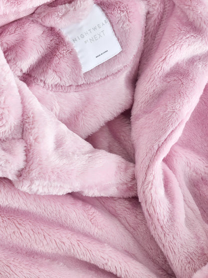 Pink Soft Touch Fleece Dressing Gown (9mths-16yrs) image 8