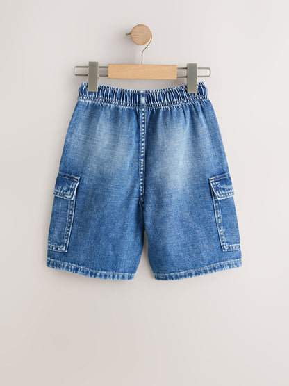 Dsiney Kidz - Blue Cargo Shorts (3-16yrs) image 2