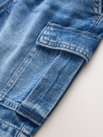 Dsiney Kidz - Blue Cargo Shorts (3-16yrs) image 4