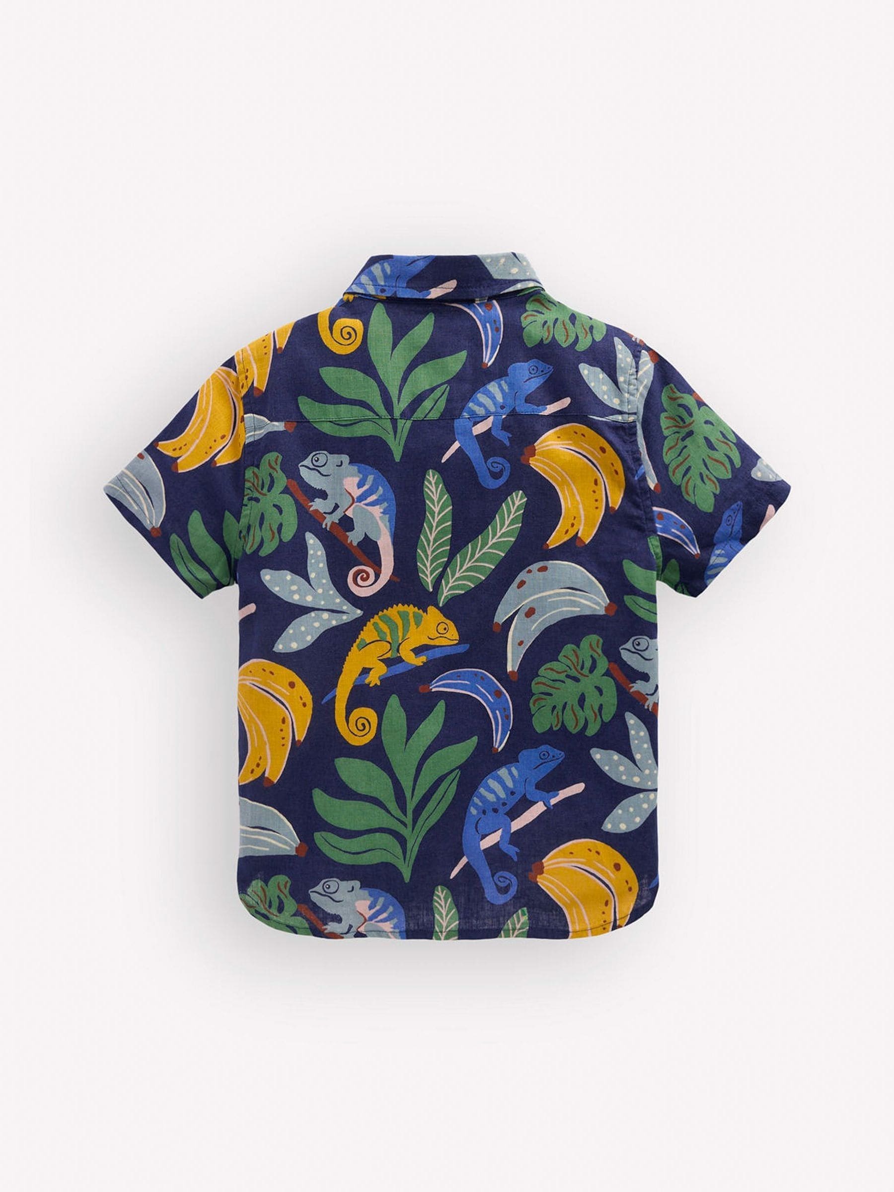 Dsiney Kidz - Boden Cream Cotton Linen Shirt image 2