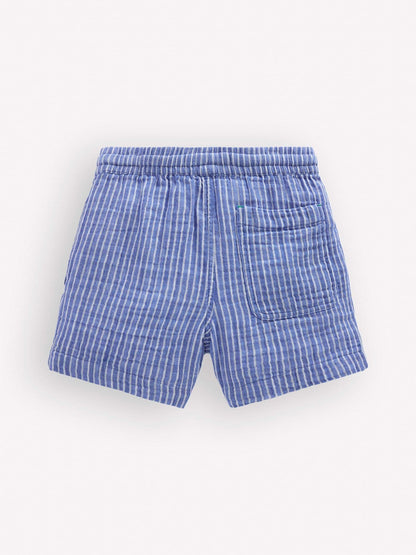 Dsiney Kidz - Boden Blue Double Cloth Shorts image 2