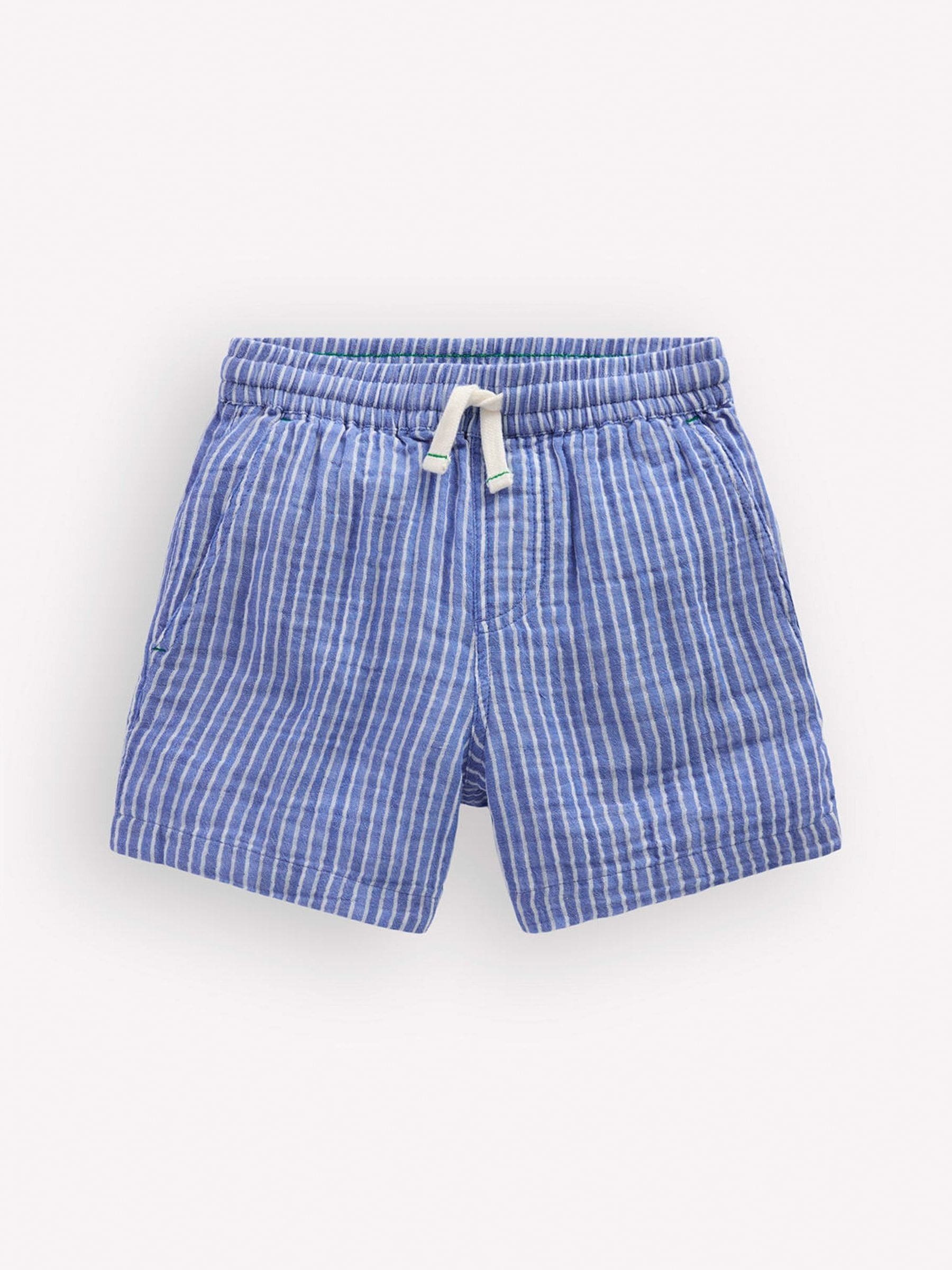 Dsiney Kidz - Boden Blue Double Cloth Shorts image 1
