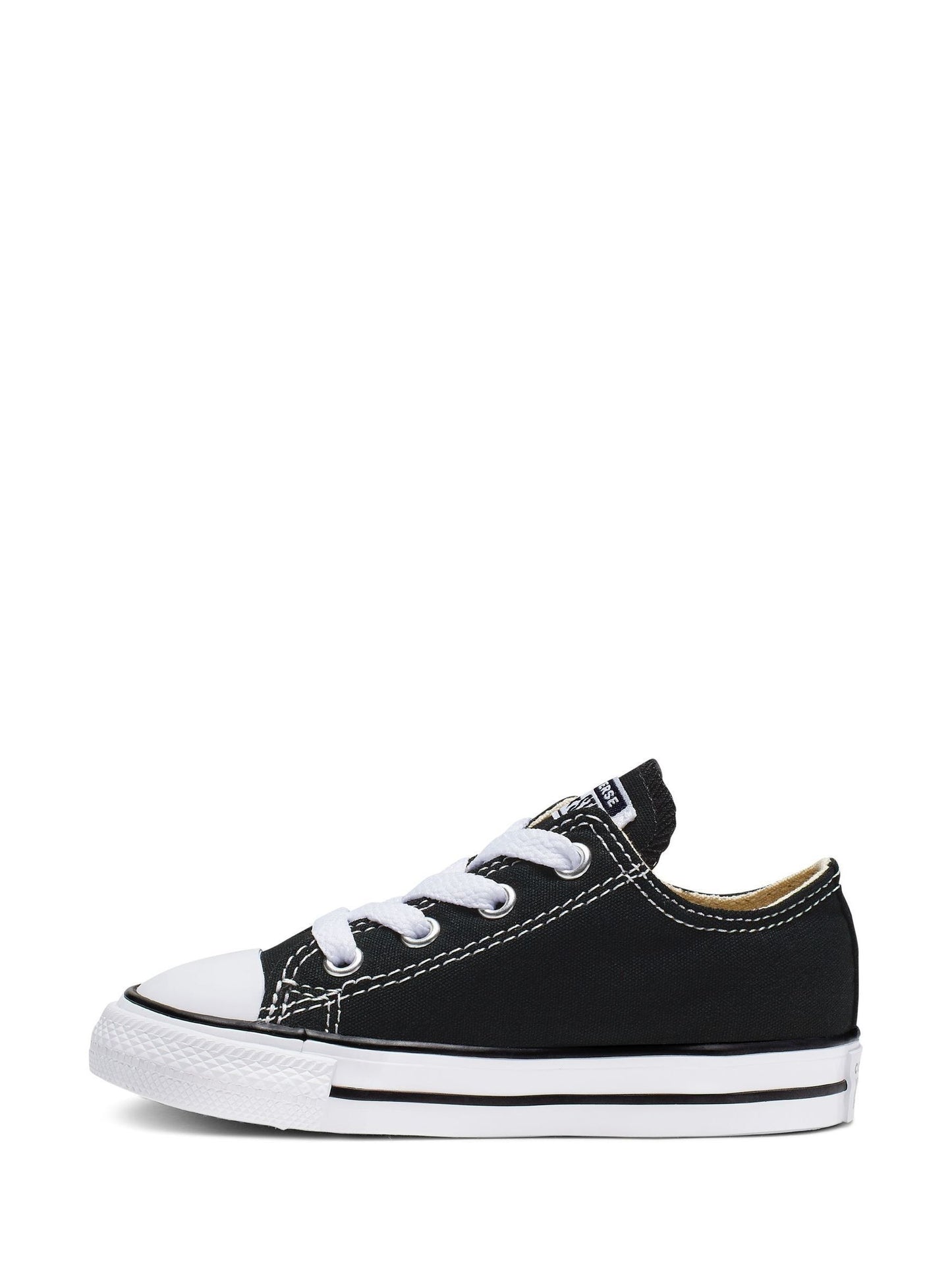 Converse Black Lace Up Chuck Taylor All Star Infant Trainers image 2