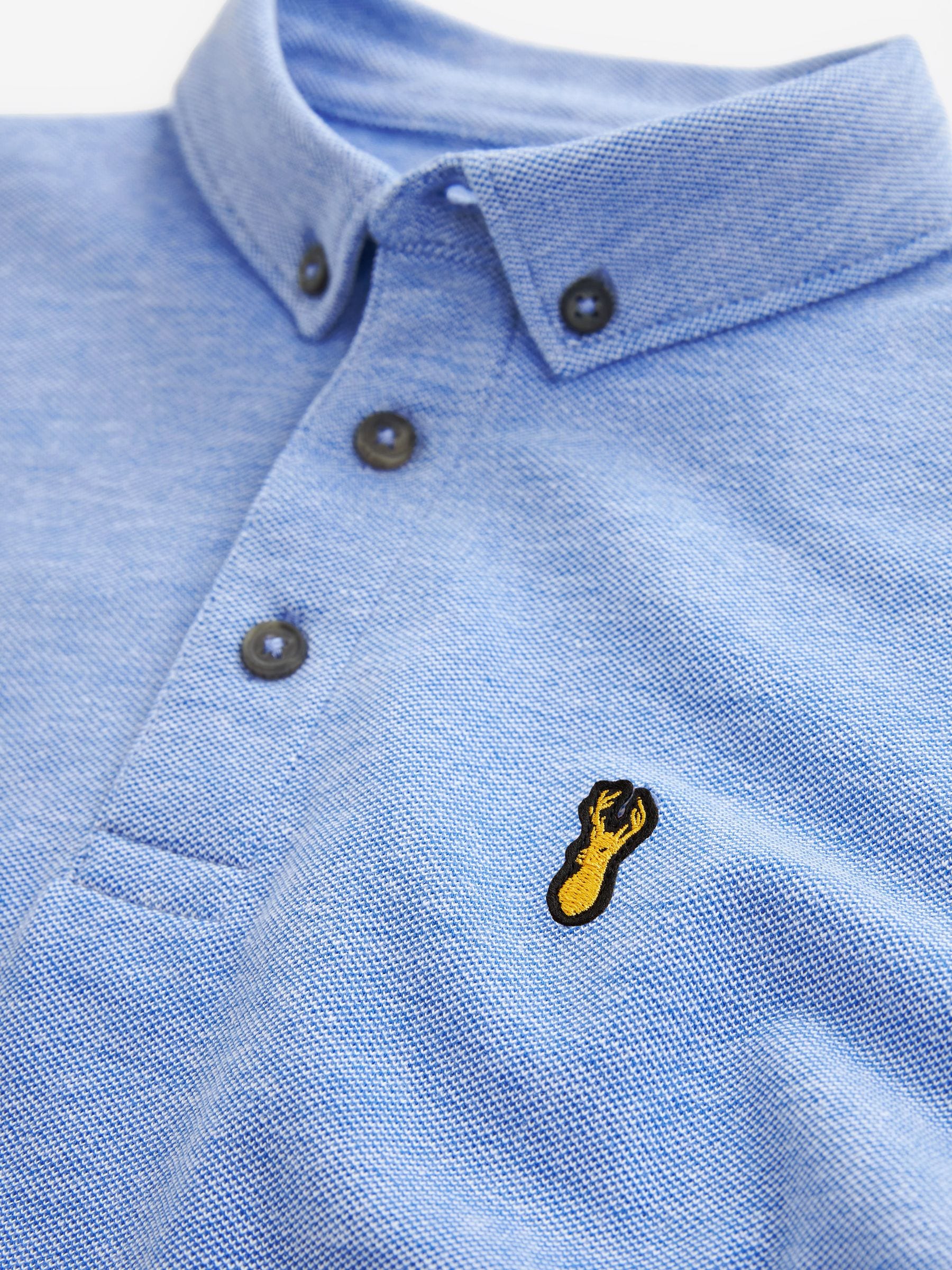 Dsiney Kidz - Blue Long Sleeve Polo Shirt (3-16yrs) image 3