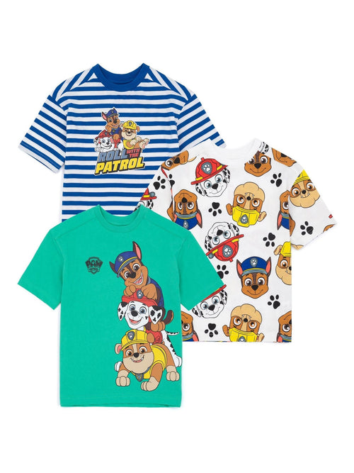Vanilla Underground Brown Paw Patrol T-Shirts 3 Pack image 1