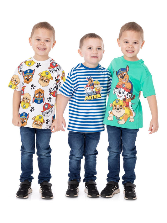 Vanilla Underground Brown Paw Patrol T-Shirts 3 Pack image 2