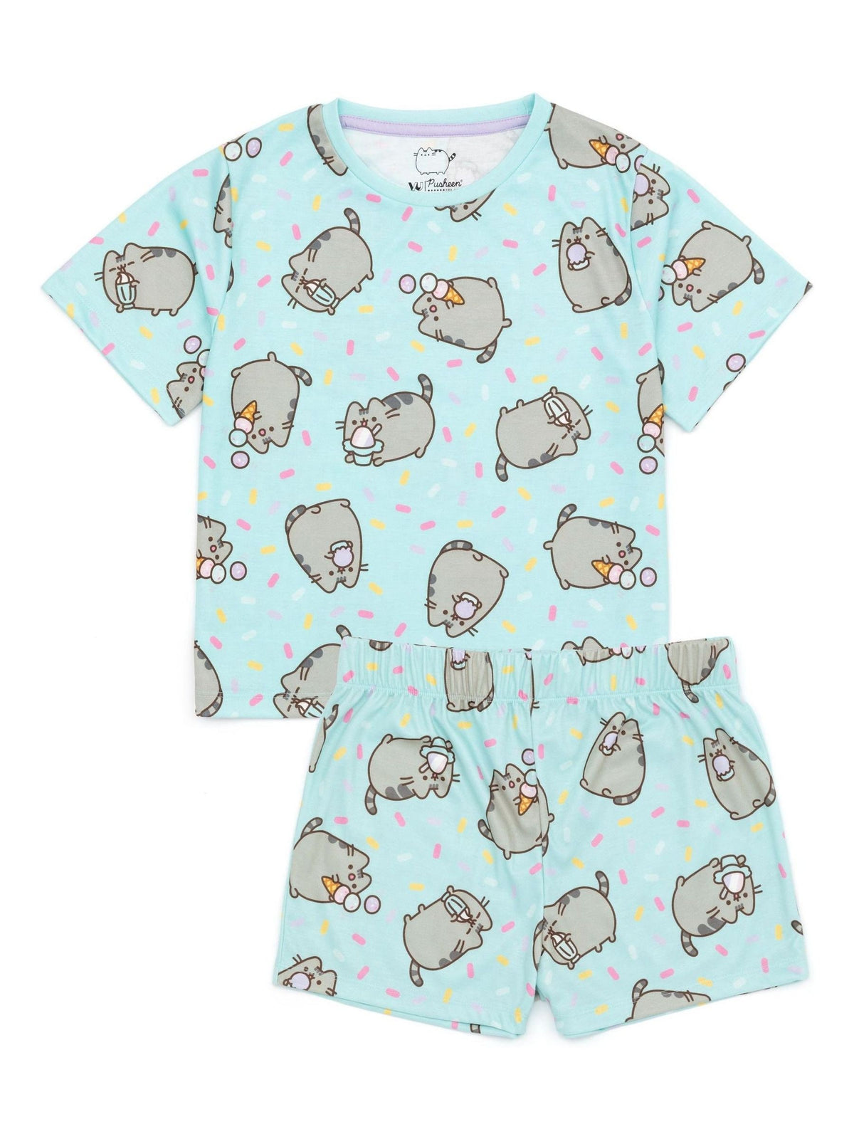 Vanilla Underground Pink Girls Pusheen Pyjamas 2 Pack - image 3