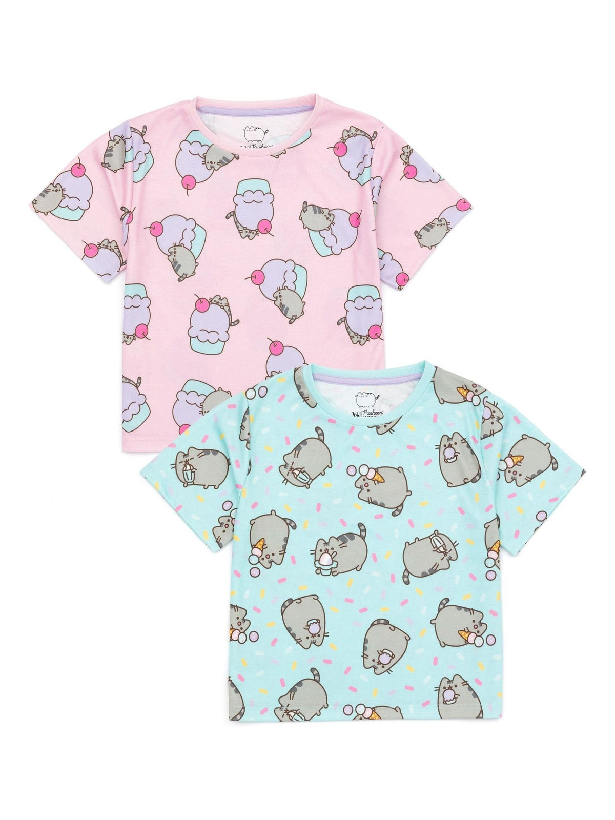 Vanilla Underground Pink Girls Pusheen Pyjamas 2 Pack - image 4