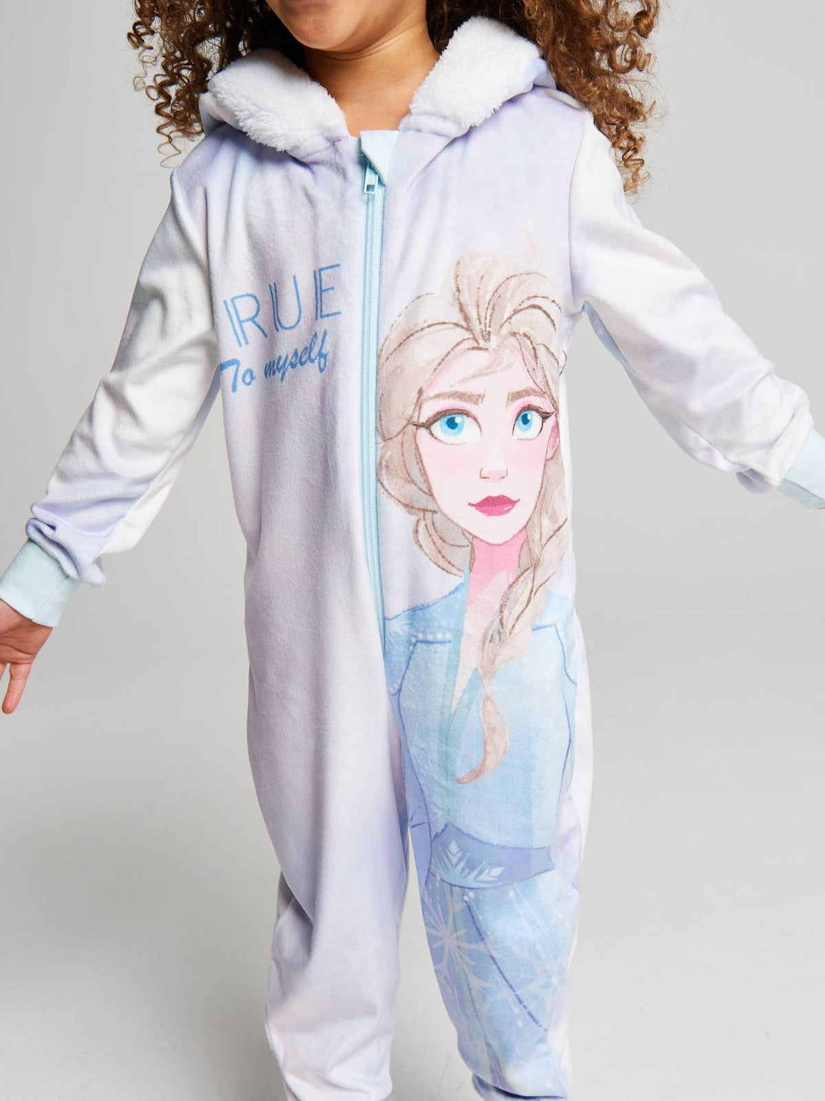 Brand Threads Blue Frozen Fleece All-In-One - image 3