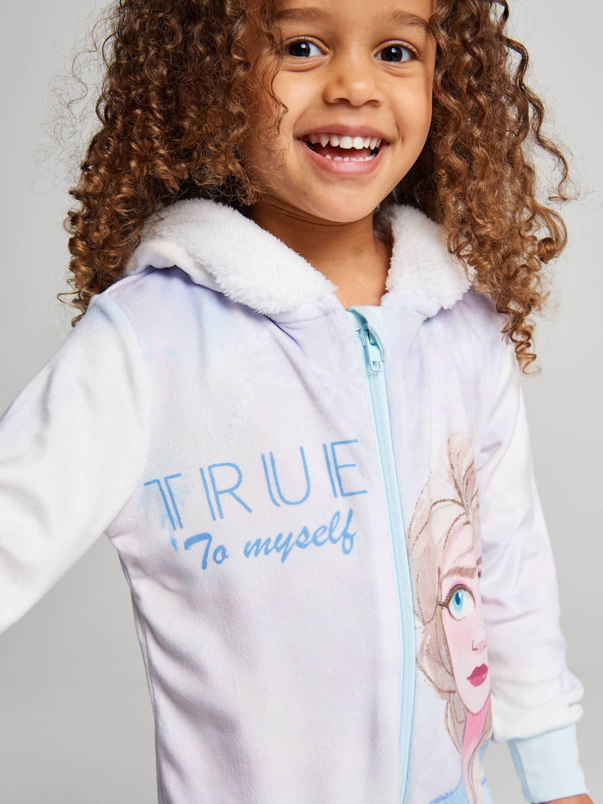 Brand Threads Blue Frozen Fleece All-In-One - image 4