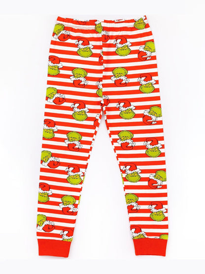 Vanilla Underground Blue The Grinch Matching Family Christmas 100% Cotton Long Pyjamas - image 4