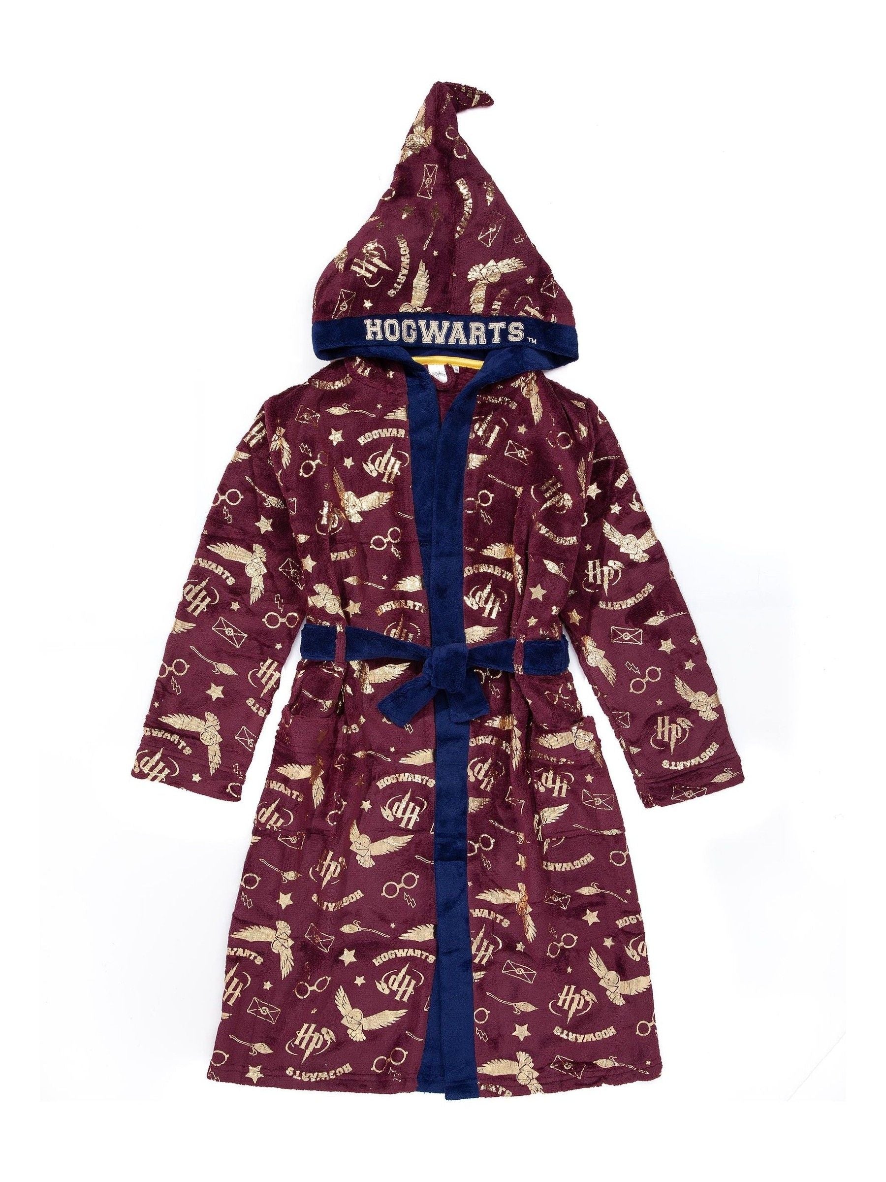 Dsiney Kidz - Vanilla Underground Red Harry Potter Unisex Kids Fleece Dressing Gown Robe image 1
