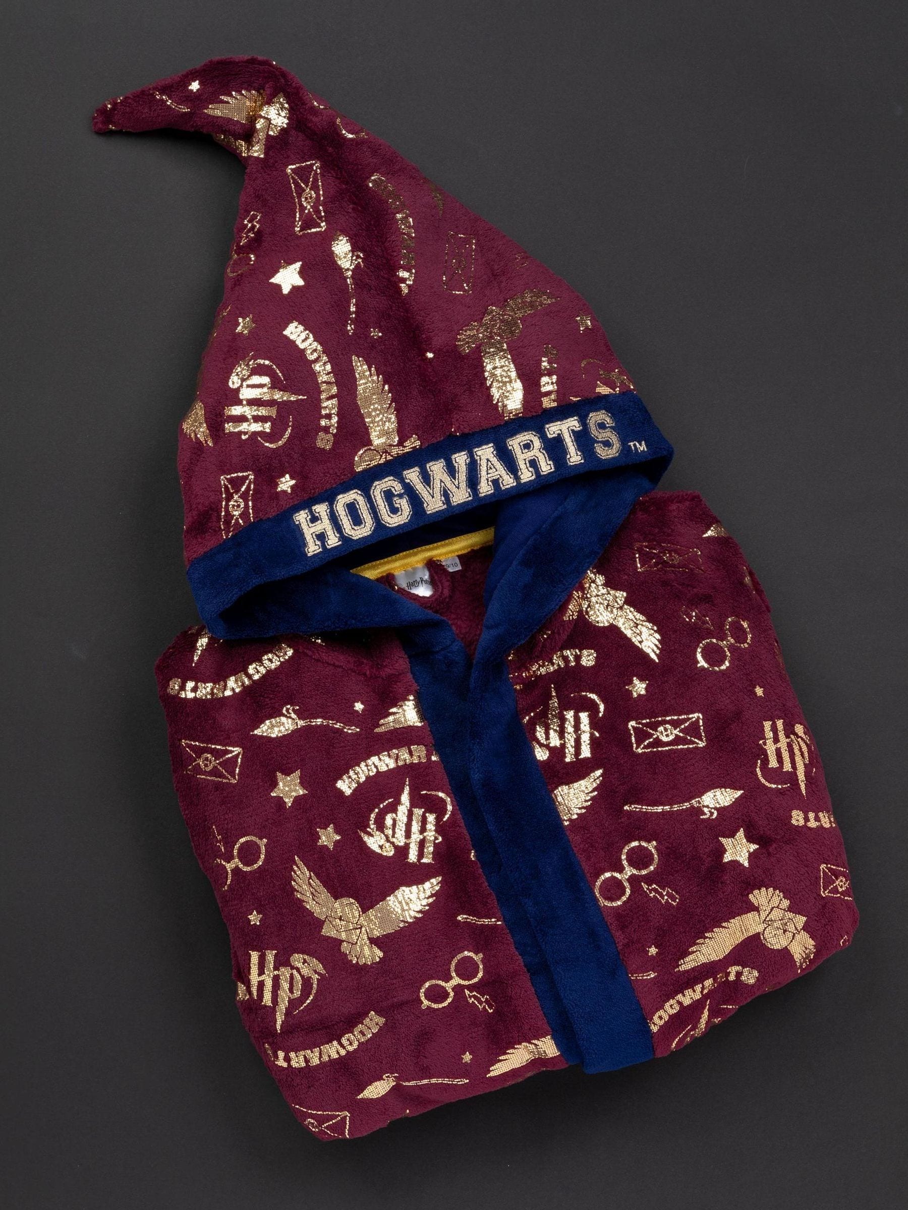 Dsiney Kidz - Vanilla Underground Red Harry Potter Unisex Kids Fleece Dressing Gown Robe image 2